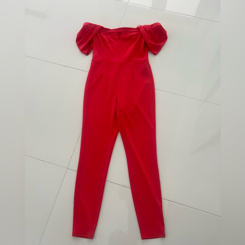 Marciano red jumpsuit